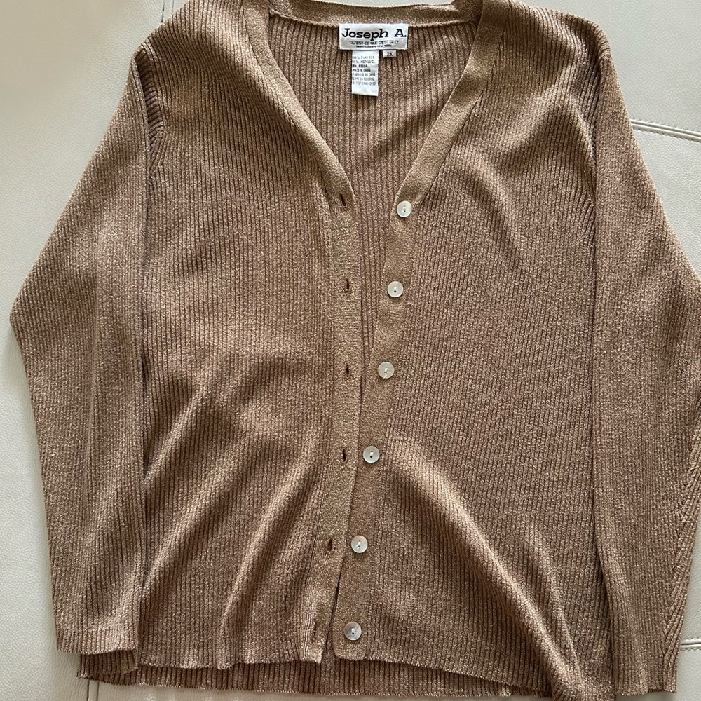 Joseph A.vintage jacket 85% silk 15% metallic size 2x true beauty beauty-shimmer